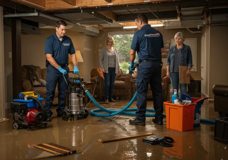 Basement Water Extraction and Removal Techniques process in Hudson Lake, IN